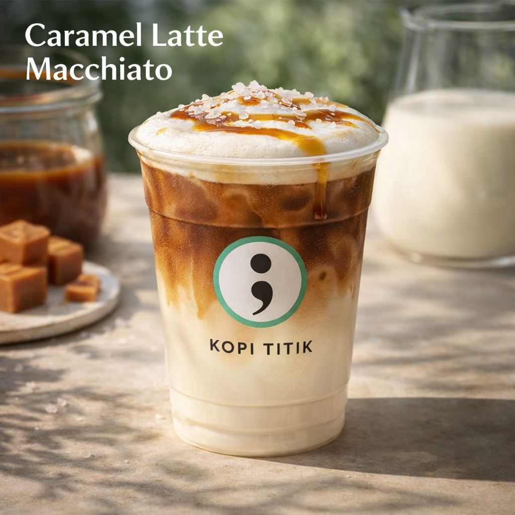 Caramel Latte Macchiato Titik Koma